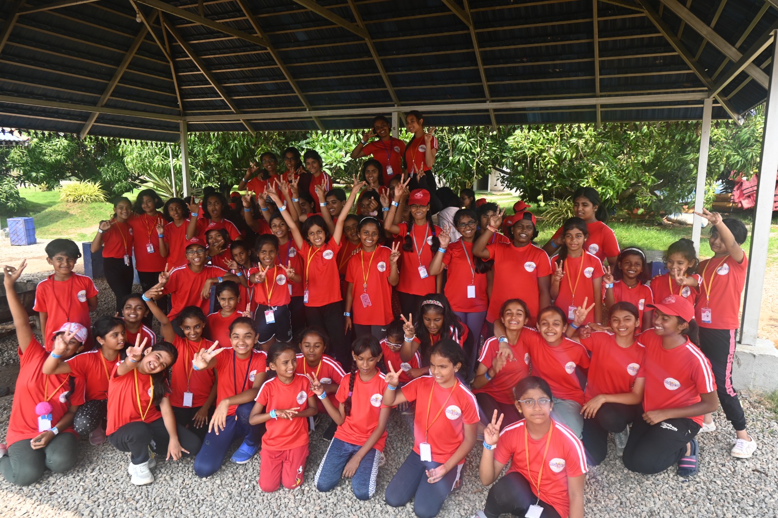 Summer camp group activities and mentorship