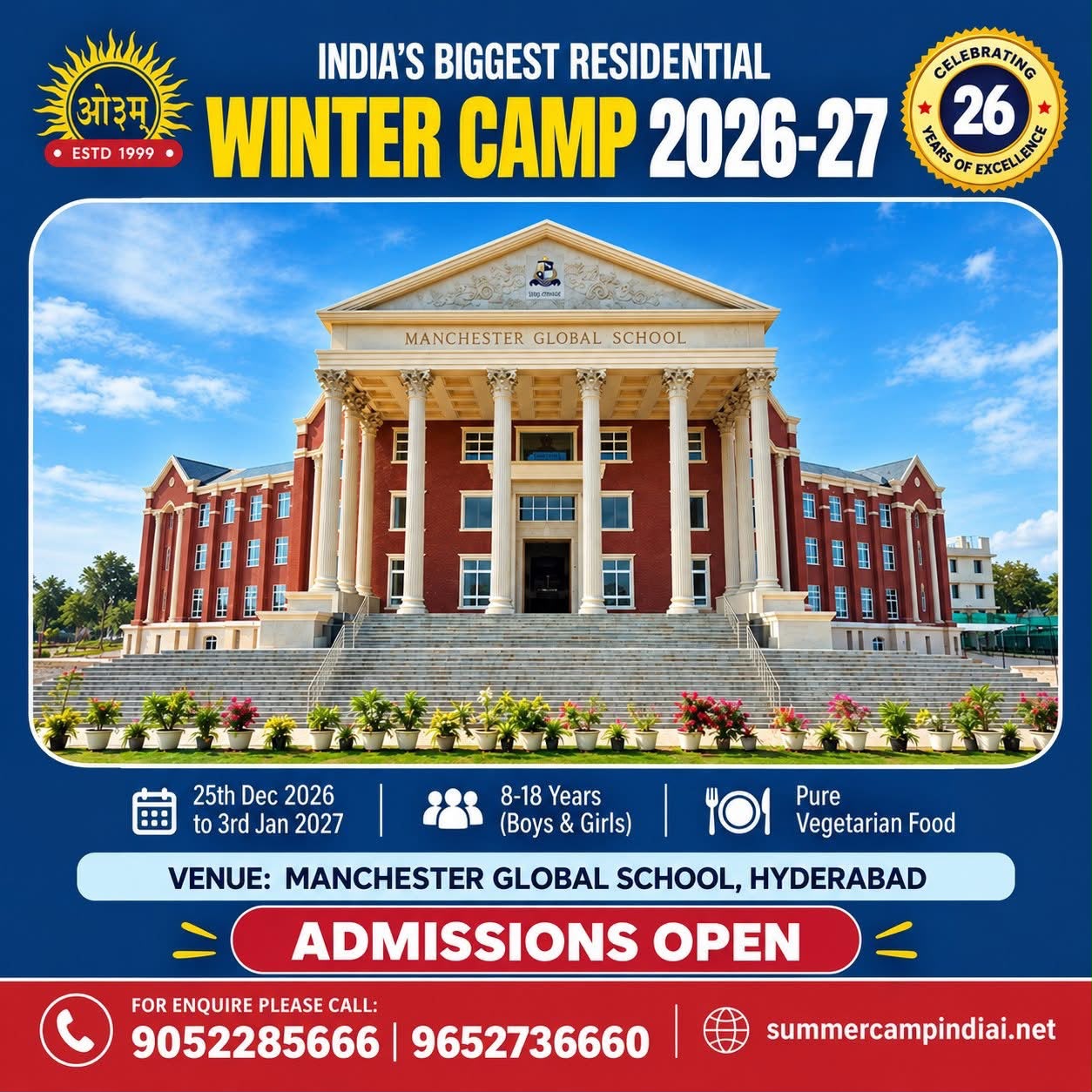 India's Biggest Residential Winter Camp 2026-27